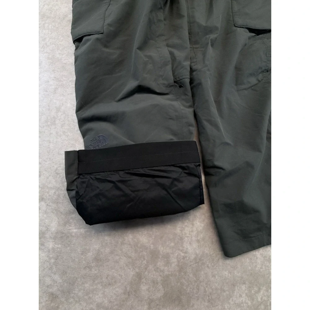 The North Face Snow Pants Mens M Regular Nylon Gray HyVent Slasher Cargo Ski